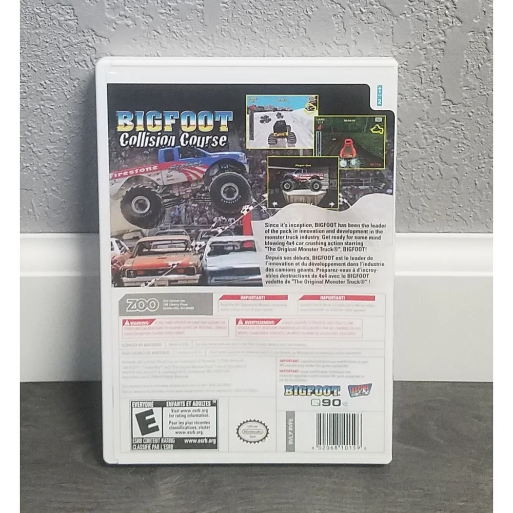 Nintendo bigfoot collision